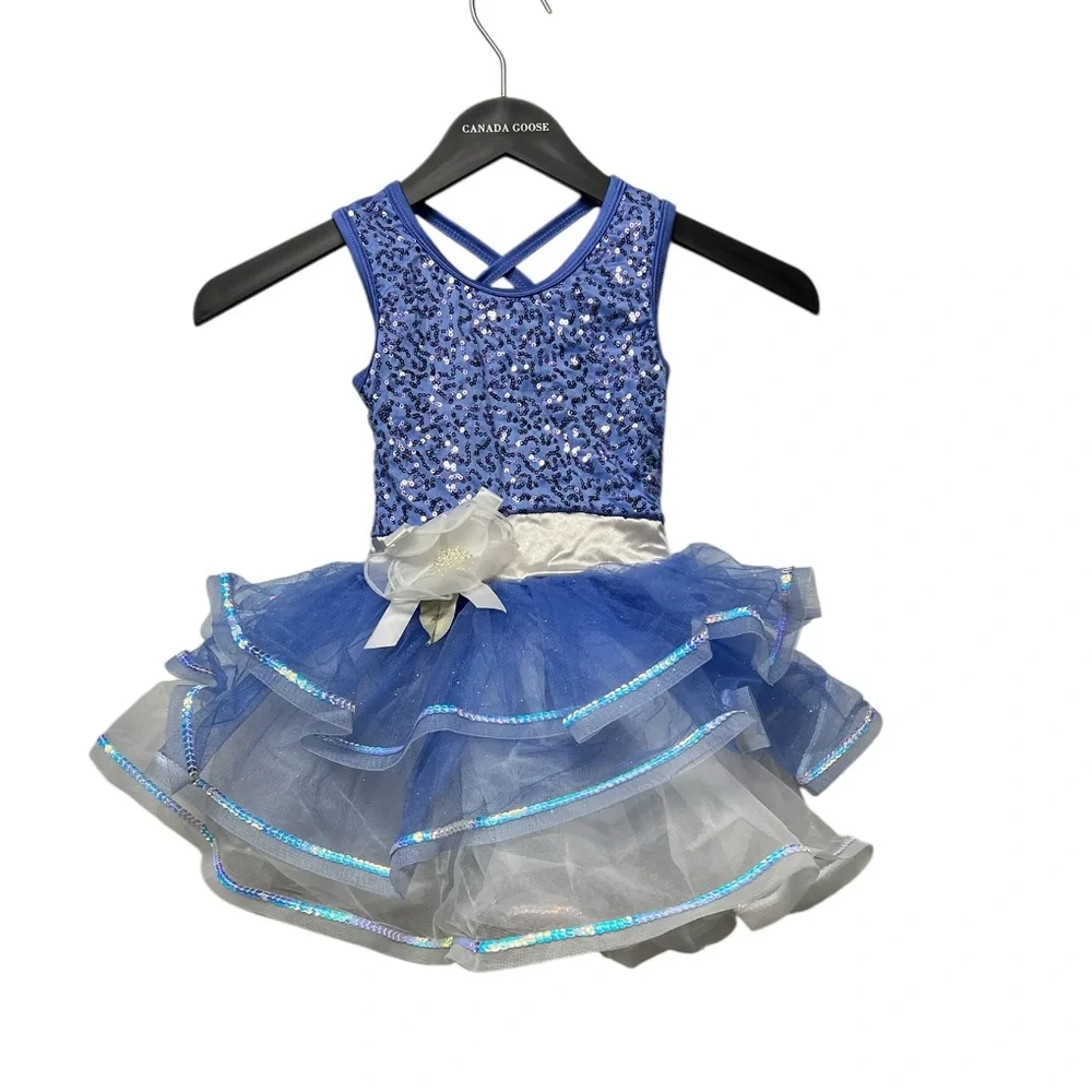 Blue and White‎ Kids Costume.  Dance Weissman
